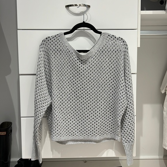 Express Open Stitch Dolman Sleeve Sweater - Picture 2 of 4